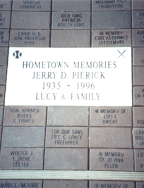 Commemorative Bricks, Cass County Dentzel Carousel,  Logansport, Indiana, Riverside park